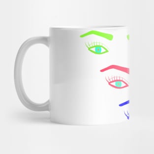 Neon Magical eyes Mug